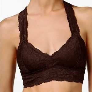 ⬇️NWOT Free People brown bralette (M) •Firm•
